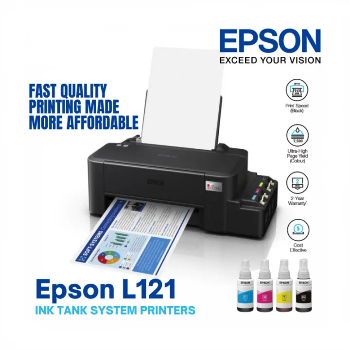 Printer Epson L121 Ecotank Single Function Lazada Indonesia 0629