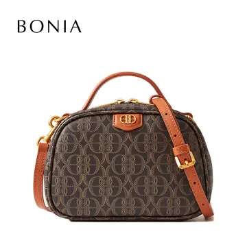 Authentic) Bonia - Black Mantra Sling/Shoulder Bag, Women's