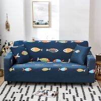 「Xibu workshop」ผ้าคลุมโซฟาพิมพ์ลาย ForRoom Chaise LongueAnti Skid Soft Stretch Washable1 2 3 4 SeaterCartoon ColorfulPattern