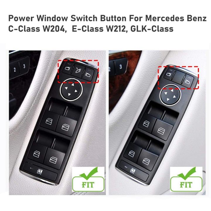 master-window-switch-button-cover-cap-for-mercedes-benz-c-class-w204-s204-w212-w246-w166-w463-e-class-e200-e220-e250