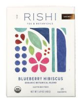 Rishi_Blueberry Hibiscus? Organic tea ปราศจากคาเฟอีน Rishi Tea, Organic, Caffeine-Free