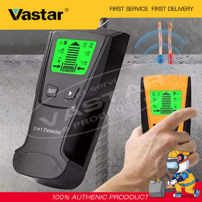 Vastar 3 In 1 Multi-functional LCDดิจิตอลตัวตรวจจับกำแพงกระดุมไม้โลหะFinderสายเคเบิ้ลACลวดไฟฟ้าScanner