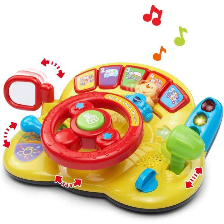 พร้อมส่ง-ของเล่น-พวงมาลัยขับรถ-vtech-turn-and-learn-driver-เสริมพัฒนาการ-เด็ก-ทารก-นำเข้าจากอเมริกา-usa