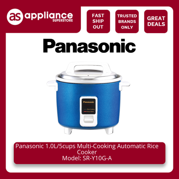 Panasonic 1.0L/5cups MultiCooking Automatic Rice Cooker SRY10G