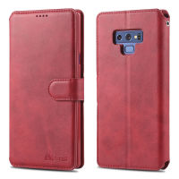 เคสกระเป๋าสตางค์สำหรับ Samsung Galaxy Note 8 Note9 Note10บวกกับขาตั้งแบบอ่อนของ Samsung Galaxy Note20 Casing Magnetik เฉียบ