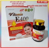 Viên Uống đẹp Da Vitamin đỏ E400 tinh dầu hoa Anh Thảo Giúp Bổ Sung Chất