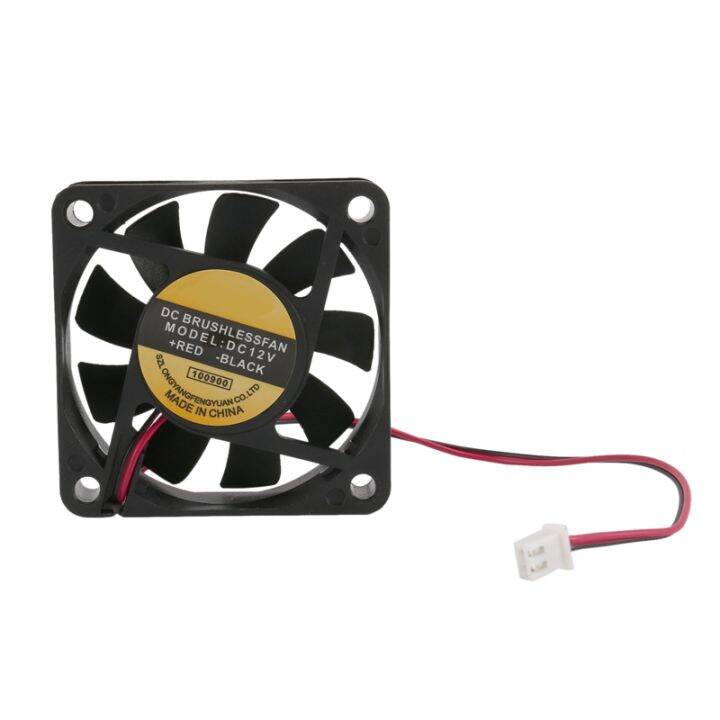 DC 12V 2Pins Cooling Fan 60mm x 15mm for PC Computer Case CPU Cooler Lazada Singapore