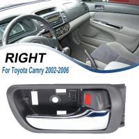 มือจับประตูด้านในสำหรับ Toyota Camry 2002-2006ด้านหน้าหรือด้านหลังขวาด้านในสีเทา69206-33030LH ภายในอุปกรณ์จับประตูรถยนต์