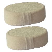 2X Natural Luffa Sponge Bath Ball Shower Scrub for Whole Body Healthy Massage Brush