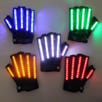 ✺₪ LED Gloves Glow Light Up Finger Lighting Dance Party Decoration Stage Performance Dancing Singer DJ Luminous Props