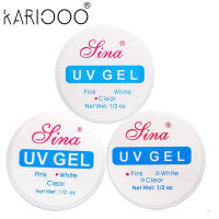 เจลต่อเล็บ UV Gel  สีใส/สีขาว/สีชมพู 15ml​ KIKO NAIL POLISH NG05