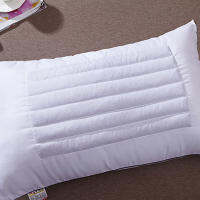 1pc White Sleeping Neck Pillow Buckwheat+Polyester Filling Stripe Health Cushion Home Textile Bedding PInk Coffee 45*70cm