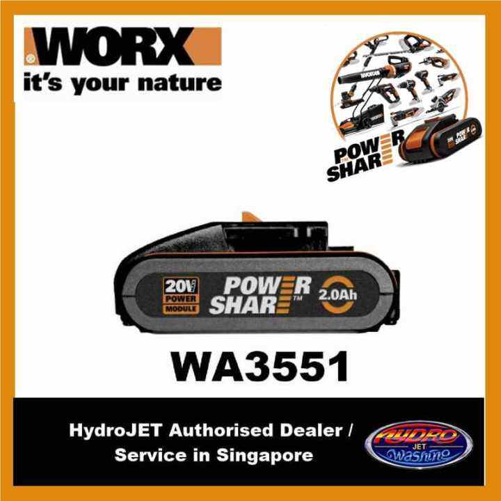 BATERÍA WORX WA3551.1 20V 2AH