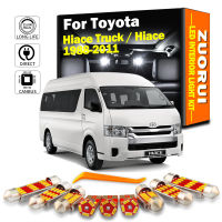 ZUORUI CanbusรถLEDภายในDome LightสำหรับToyota HiaceรถบรรทุกHiace 1988-2010 2011 หลอดไฟLedหลอดไฟไม่มีข้อผิดพลาด-gcbfxbfgfznfxnn