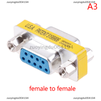 zuoyingdu064194 DB9 D-Sub 9PIN ตัวเชื่อมต่อ MINI เพศเปลี่ยนอะแดปเตอร์ RS232 Serial CONNECTOR