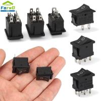 สำหรับ5ชิ้น3A 250V Snap-In เปิด/ปิด2/3/6Pin สวิทช์โยก KCD1ปุ่มพลังงาน10x1 5มิลลิเมตรปุ่มกด