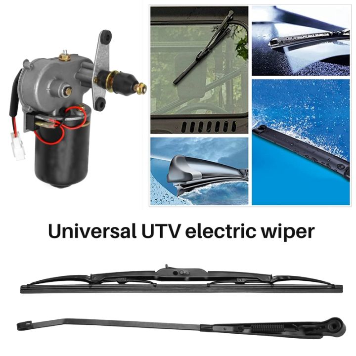 1-set-dc12v-30w-universal-utv-electric-windshield-wiper-motor-kit-wiper-assembly-for-polaris-ranger-rzr-900-honda