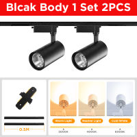 Whole-Set Led Track Light Spotlights 220V Aluminum Track Lamp 12W 20W 30W 40W Spot Led Rail Lighting For Shop Living Room Lamp