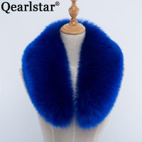 2020 Qearlstar Women Men Children Fur Collar Winter Coat Jackets Hoods Fur Scarf Fluffy Fur Decorative Clothes Accessories ZKG29