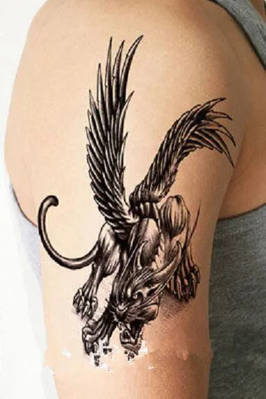 Buy 5 get 1 free] Half-arm totem temporary tattoo stickers waterproof men  and women long-lasting simulation flame scorpion eagle chest tattoo |  Lazada PH