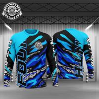 2023 design customs cobalt 14th - blue long sleeve jerseymotorcycle jersey cycling jersey long shirt，Can be customization