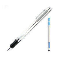 OHTO Pen Dude Series Ceramic Rollerball Technology Pen(Silver)+ไส้ปากกาหมึกน้ำ C-305(0.5)(Blue) 1 ชิ้น