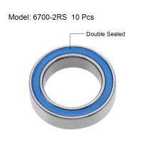 20PCS 6700-2RS High Quality 6700 2RS 10X15X4mm Miniature Seal Deep Groove Ball Bearing