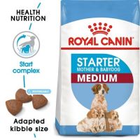ส่งฟรีทุกรายการ Royal Canin Medium Starter Mother &amp; Baby dog (4 kg) อาหาร แม่และลูกสุนัข พันธุ์กลาง ขนาด 4 กิโลกรัม