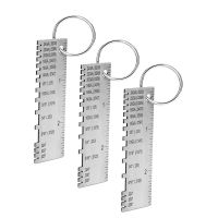 Thickness Gauge 3 Pack Stainless Steel Wire Gauge Size Inspection Tool Welding Tool Accessories