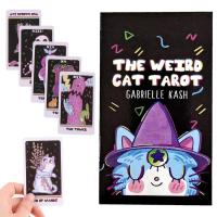 Cat Tarot Cards Deck Tarot Of Pagan Cats Clarification Complement Readings Fortune Telling Game stylish