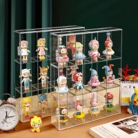 Acrylic Display Case For Mini Anime Pop Characters Clear Wall Mounted Or Desktop Storage Box Cabinet Organizer Box For Mini Toys