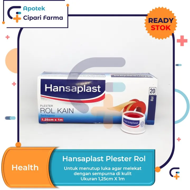 Hansaplast Plester Roll Kain Perekat Kasa Perban Lazada Indonesia