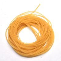 6 10 Meters Diameter 2mm Solid Elastic Rubber Line High Quality Natural Clolor And Red Color Fishing Rope