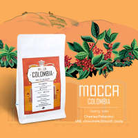 เมล็ดกาแฟคั่ว Colombia  Mocca ขนาด 100 กรัม