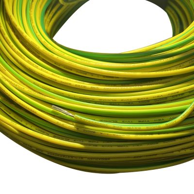 Silicone wire ground wire special soft high temperature resistant 14 / 18 / 20 AWG yellow and green bicolor electrostatic wire