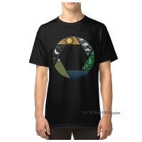 Capture Nature Tshirt Men Geometric Art Design Camiseta Sun Moon T Shirt Summer/Autumn Tops &amp; Tees New 100% Cotton T-Shirt