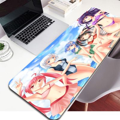 Sunny Beach สาวเซ็กซี่อะนิเมะแผ่นรองเมาส์แล็ปท็อปอุปกรณ์เกม MusePad เครื่องเกมแป้นพิมพ์พรมเดสก์ท็อปแผ่นรองเมาส์ขนาดใหญ่ xxL