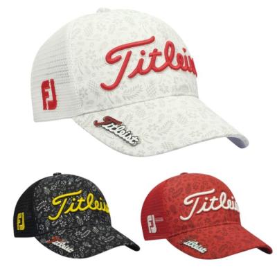 หมวกกอล์ฟใหม่หมวกตกปลาลำลองกันแดดหมวกทรงสูงสำหรับทั้งหญิงและชายหมวกกอล์ฟระบายอากาศได้อเนกประสงค์