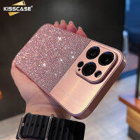 เคสประกบสำหรับไอโฟนเคสโทรศัพท์มือถือแบบฝาปิดมีกากเพชรสำหรับ Iphone 12 12 13 Pro Max 14pro 14แบบหรูหราประกบกันแบบด้านเป็นเคสโทรศัพท์ซิลิโคนสำหรับ IPhone 12 13 Pro Max ที่ชุบโลหะแบบแข็ง
