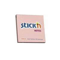 กระดาษโน้ตกาวในตัว STICKN #21148 ขนาด 3x3 นิ้ว สีชมพูพาสเทล (PC)