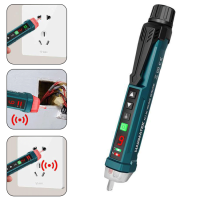 AC1วงจรไม่สัมผัสอัจฉริยะมีความแม่นยำสูงปากกาทดสอบแรงดันไฟฟ้า12-1000V อุปกรณ์เครื่องตรวจจับพลังงานไฟกระแสสลับติดผนัง