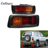 Cafoucs หางสะท้อนแสงไฟสัญญาณเตือน Bemper Belakang ไฟตัดหมอก Toyota Land Cruiser LC90ปราโด้3400 FJ95 FJ90 2700 1996 - 2002