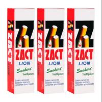 ยาสีฟันแซคท์ 160กรัม  Zact Toothpaste 160g # Smoker Pack3 (สีแดง) แพค 3 ชิ้น