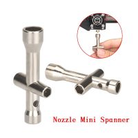 E3D V6 Nozzle Mini Spanner M2 M2.5 M3 M4 Screw Nut Hexagonal Cross Wrench Sleeve Socket Maintenance Model Car Wheel Tool