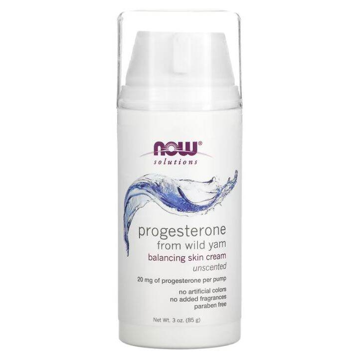 NOW Foods, Solutions, Progesterone from Wild Yam, Balancing Skin Cream