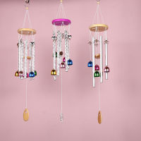 Colorful Wooden Wind Chimes Decorations Outdoor Garden Windbells Japan Wind Bells Chime Aeolian Chimes Hanging Ornaments