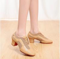 Xihaha Breathable สีดำ CAMEL ตาข่าย JAZZ Dance รองเท้ารองเท้าผ้าใบผู้หญิงฟิตเนสกลางแจ้งรองเท้าเต้นรำละตินรองเท้าผ้าใบ