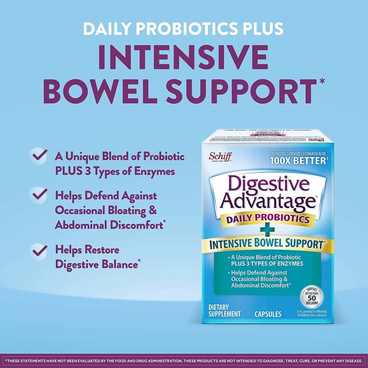 โปรไบโอติก-สนับสนุนสุขภาพลำไส้-digestive-advantage-daily-probiotics-intensive-bowel-support-96-capsules-schiff