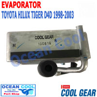 คอยล์เย็น ไทเกอร์ ดีโฟดี แค๊ป ตอนครึ่ง และ สองตอน 1998 - 2003 LN150 EVA0005 Cool Gear รหัส TG446600-05214W Evaporator TOYOTA HILUX TIGER D4D ตู้แอร์ คอยเย็น โตโยต้า ไทเกอร์ พ.ศ. 2541 ถึง 2546 อะไหล่ แอร์รถยนต์