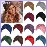 PERPE สุภาพสตรี เครื่องประดับผม ที่คาดผม หมวกมุสลิม มะเร็ง Chemo Beanies ผ้าพันหัว ฮิญาบของผู้หญิง